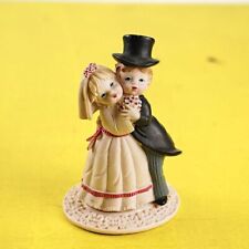 Cake topper sposi in resina vintage