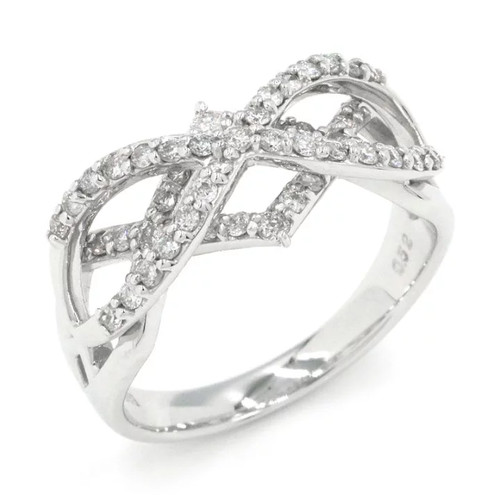Anello infinity oro bianco - infinity,