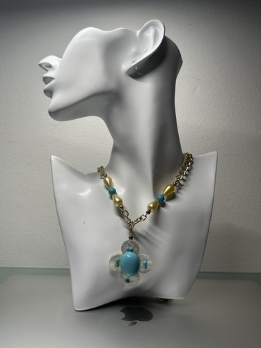 Collana con ciondolo turchese - collana,