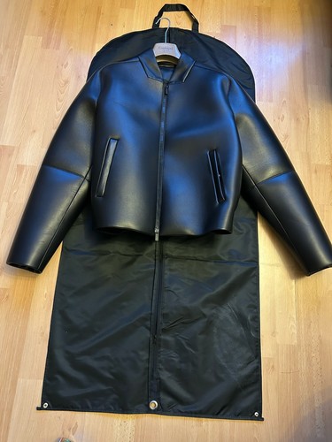 Giacca pelle boxy blouson - di,