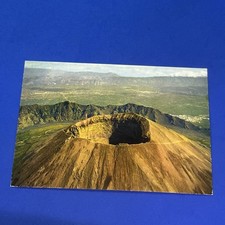 VESUVIO CRATERE ATTUALE CARTOLINA A COLORI