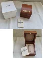 90s HAMILTON WOODEN WATCH BOX