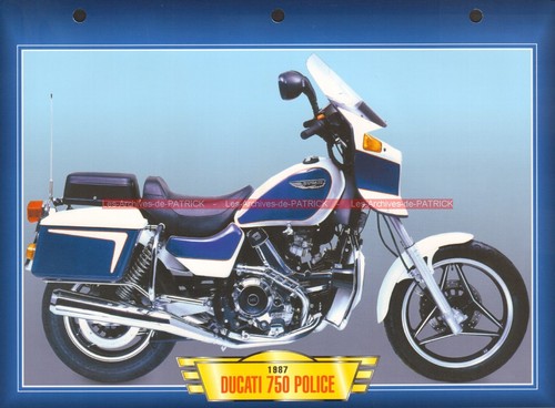 Ducati indiana 750 - police, 1987