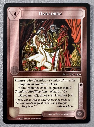 Haradrim hero meccg ice - haradrim, mis