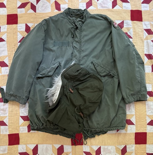 Parka vintage anni - 70, army
