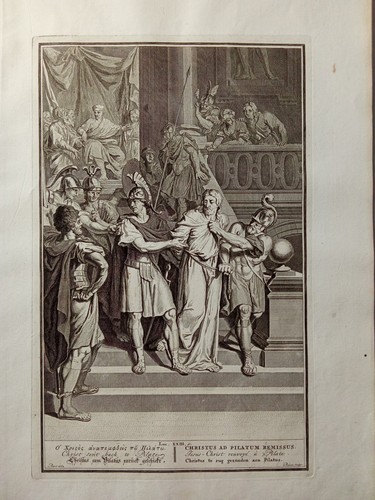 Incisione rame 1728 gesu - incisione,