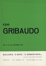 Ezio Gribaudo: dal 3 al 20