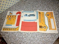 COSTRUZIONE IN FOGLIO LA CHIESA SERIE CASE E VILLETTE N.17 CARROCCIO ANNI 50 