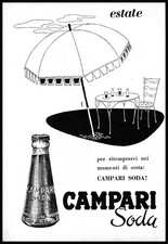 PUBBLICITA' 1956 CAMPARI SODA