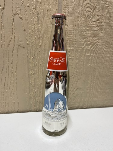 Bottiglia coca cola argento - bottiglia,