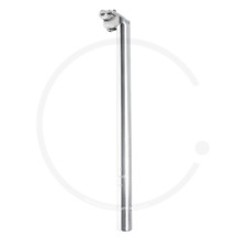 Kalloy Alluminio Brevetto Reggisella Bici Ø 25,0 - 31,8 mm - 400 mm - Argento