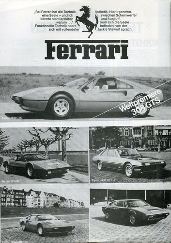 Ferrari 308 gtb gts gt4 - gtb,