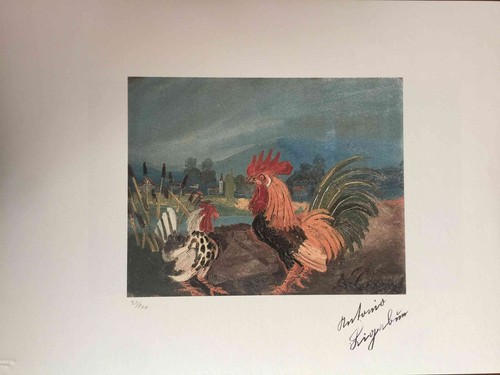 Antonio ligabue litografia - antonio,
