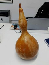 Antica Zucca Borraccia grande cm 40 da arredamento d'epoca vintage