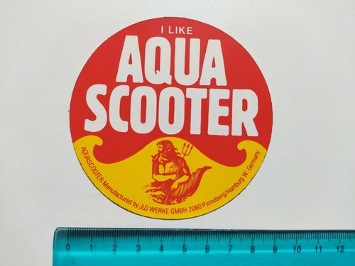 Adesivo like aqua scooter - adesivo,