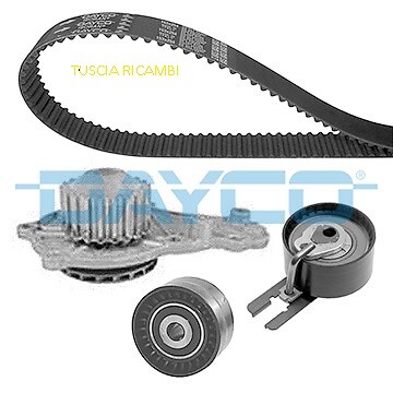 Kit distribuz pompa acqua - distribuz.+pompa,