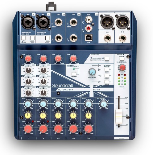 Soundcraft notepad 8fx mixer - notepad,