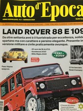 Auto d’Epoca 2021 1.Land Rover 88 E 109,FASA Alpine A110,Museo dell’automobile