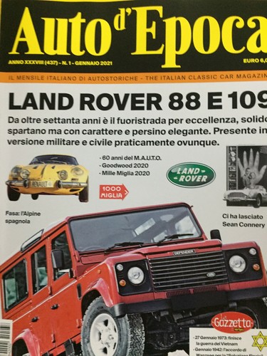 Auto epoca 2021 - auto, 1.land