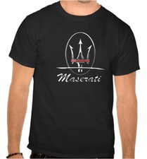 T-shirt nera con logo auto