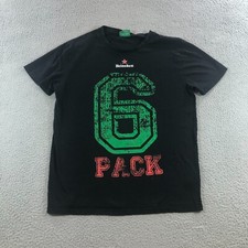 heineken t shirt uomo M nero