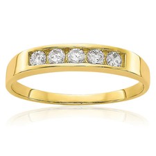 Anello in oro giallo massiccio