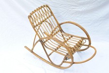 Sedia a dondolo vintage in