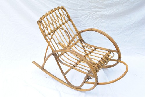 Sedia dondolo vintage in - dondolo,