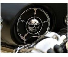 Harley Davidson Fregi Casse Stereo Altoparlanti Radio Electra Street Glide Skull