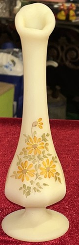 Vaso vintage fenton - vintage, custard