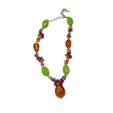 Collana dichiarazione colorata