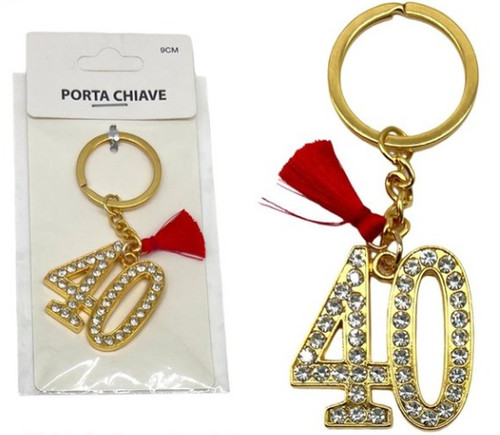 Portachiavi anni metallo - portachiavi, 40