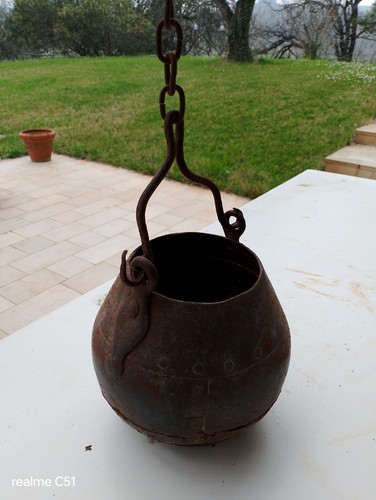 Secchio ferro costruito con - ferro,