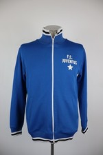JUVENTUS GIACCA SPORTIVA CON ZIP UOMO CALCIO Tg S MAN SOCCER VINTAGE JACKET LOGO