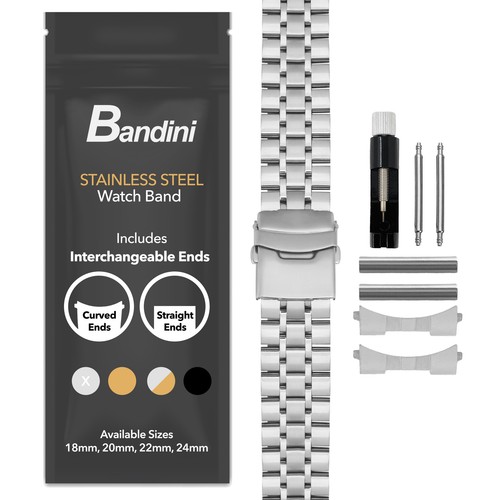 Cinturino orologio acciaio - cinturino,