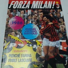 Forza Milan n. 12 del 1986 con
