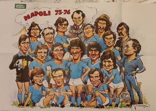 Poster napoli 1975 visto da - poster, 1975/76