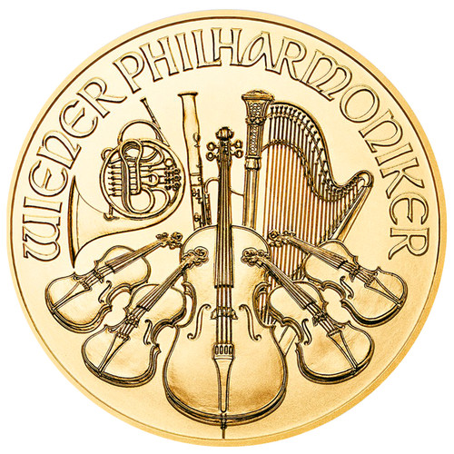 Moneta oro filarmonica - d'oro,