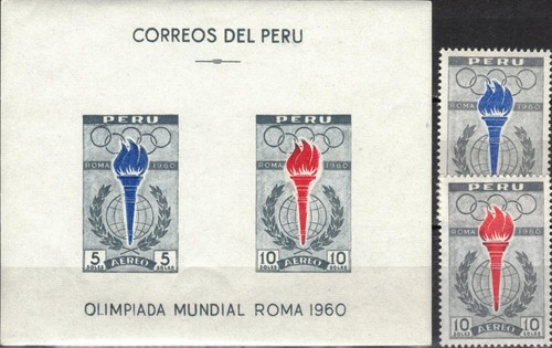 Perù 1961 605 blocco - a, 5