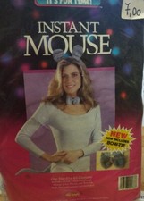 orecchie + papillon + coda - topolina - grigio - 023168091338