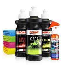 Sonax Set Lucidante Auto ExCut 05-05 Ex 04-06 OS 02-06 250ml Ceramic Spray 8 Pezzi