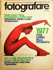 FOTOGRAFARE - OTTOBRE 1976 - MARTE - CAMERA OSCURA INGRANDITORE