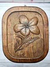 quadro in legno di noce intagliato a mano 100% italiano