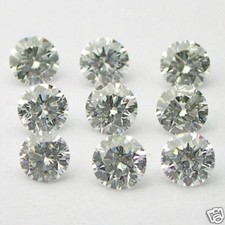 1 Carato 1.3mm Bianco a Taglio