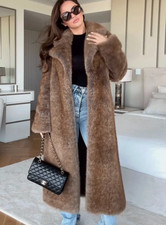 CAPPOTTO PELLICCIA SINTETICA