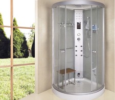 Box Doccia Idromassaggio Bagno Turco Ozonoterapia full optional 90x90cm Sicorage