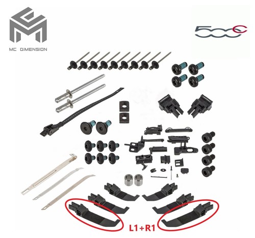 Kit ricambi tettuccio fiat 500 - fiat,