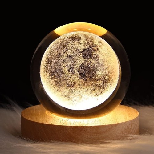 Lampada luna sfera di - 3d,