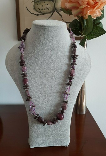 Collana artigianale fagioli - -,