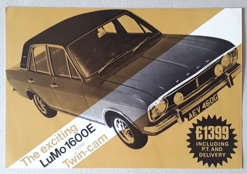 Ford cortina 1600e lumo - 1600e,
